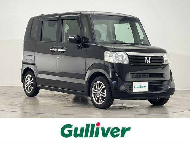 ホンダ Ｎ ＢＯＸ G SSパッケージ 滋賀県 2013(平25)年 6万km クリスタルブラックパール 禁煙車/KENWOODナビ/・ワンセグTV・CD・DVD・USB・AUX/バックカメラ/ETC/両側パワースライドドア/横滑り防止機能/ステアリングスイッチ/オートエアコン/LEDヘッドライト/ヘッドライトレベライザー/電動格納ミラー