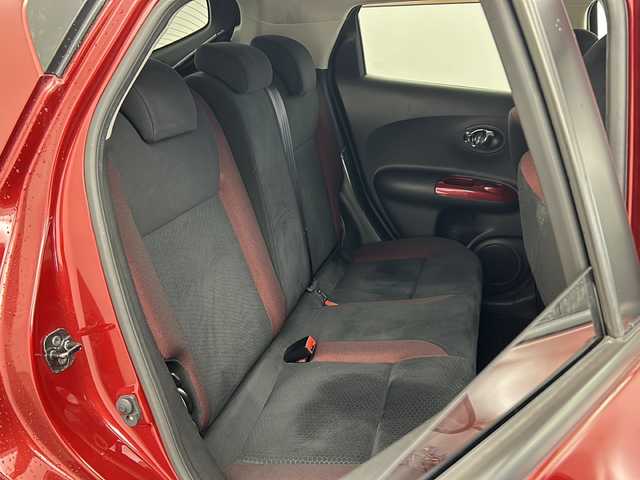 日産 ジューク 15RX 兵庫県 2010(平22)年 7.7万km ラディアントレッド ・純正ナビ&TVBT&CD&DVD&MSV/・ビルトインETC/・HIDオートライト/・純正17インチアルミホイール/・純正フロアマット/・ドアバイザー/・スマートキー/・プッシュスタート/・電動格納ミラー/・保証書/・取扱説明書
