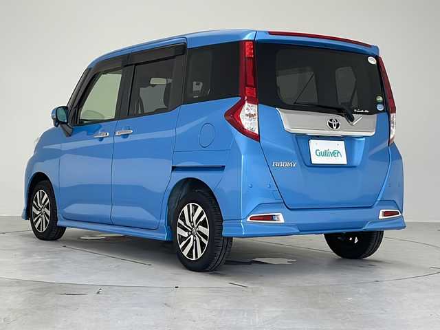 トヨタ ルーミー カスタムG 愛知県 2019(令1)年 6.6万km ファインブルーマイカメタリック 衝突被害軽減ブレーキ/7インチSDナビ（あり）/両側パワースライドドア/クルーズコントロール/シートヒーター/フルセグTV/CD/Bluetooth/バックカメラ/コーナーセンサー/純正アルミホイール/LEDヘッドライト/レーンキープアシスト/オートマチックハイビーム/ドライブレコーダー/ETC/ステアリングスイッチ/スマートキー/プッシュスタート