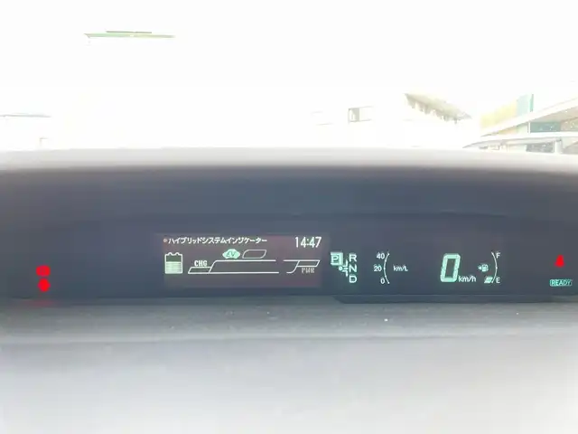 トヨタ プリウス S 長野県 2013(平25)年 6.8万km ブラック 純正ナビ(AM/FM/BT/TV/DVD)/プッシュスタート/フルセグテレビ/ナックカメラ/ETC/スペアキー/純正フロアマット/ABS/横滑り防止装置/オートライト