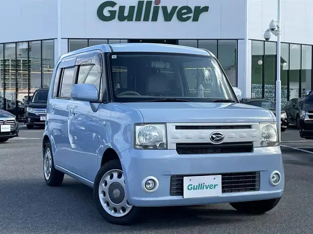 ダイハツ ムーヴ コンテ X VS 長崎県 2015(平27)年 6.4万km ミストブルーマイカメタリック 純正オーディオCD/電動格納ミラー/純正フロアマット/ドアバイザー/スマートキー