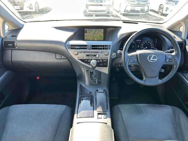 レクサス ＲＸ 450h 千葉県 2009(平21)年 11.5万km シルバーマイカメタリック ナビ　バックカメラ　フルセグＴＶ　ＥＴＣ　ＣＤ　ＤＶＤ　ＭＤ　クルーズコントロール　ＡＣ１００Ｖ　ヘッドアップディスプレイ　オートライト　ＬＥＤヘッドライト　４ＷＤ　スマートキー　プッシュスタート