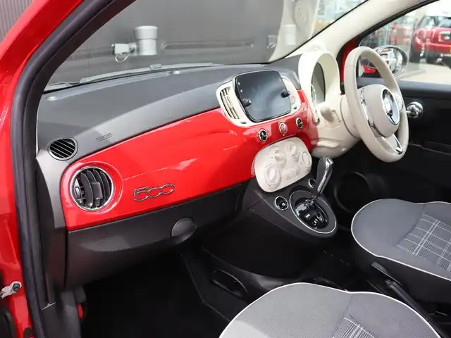 フィアット ５００ 1．2 ポップ 長野県 2019(令1)年 1.9万km 赤 純正Ｕｃｏｎｎｅｃｔタッチ式オーディオ/ＣａｒＰｌａｙ　/リモコンキー　/横滑り防止