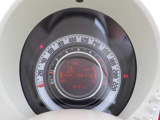 フィアット ５００ 1．2 ポップ 長野県 2019(令1)年 1.9万km 赤 純正Ｕｃｏｎｎｅｃｔタッチ式オーディオ/ＣａｒＰｌａｙ　/リモコンキー　/横滑り防止