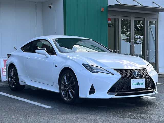 レクサス ＲＣ 300h Fスポーツ 京都府 2019(令1)年 4.1万km ホワイトノーヴァガラスフレーク 純正メモリナビ/フルセグ/USB/衝突軽減装置　/レーダークルーズ　　/バックカメラ　/禁煙車　/ＥＴＣ２．０/プッシュスタート　/ＬＥＤヘッドライト　/パワーシート　/パドルシフト　/ドラレコ　/シートヒーター　/純正アルミホイール