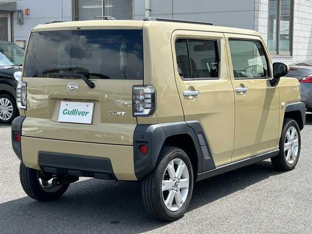 ダイハツ タフト G 広島県 2021(令3)年 4.2万km サンドベージュメタリック メッキパック/ガラスルーフ/純正ナビ/「フルセグTV/CD/DVD/Bluetooth」/バックカメラ/ETC/シートヒーター「D/N席」/衝突被害軽減システム/前後コーナーセンサー/先行車発進お知らせ機能/車線逸脱警報/標識認識機能/ふらつき警報/電動パーキングブレーキ/電動ホールド機能/LEDヘッドライト/フォグランプ/アダプティブハイビーム/純正15インチAW/純正フロアマット/保証書/取扱説明書