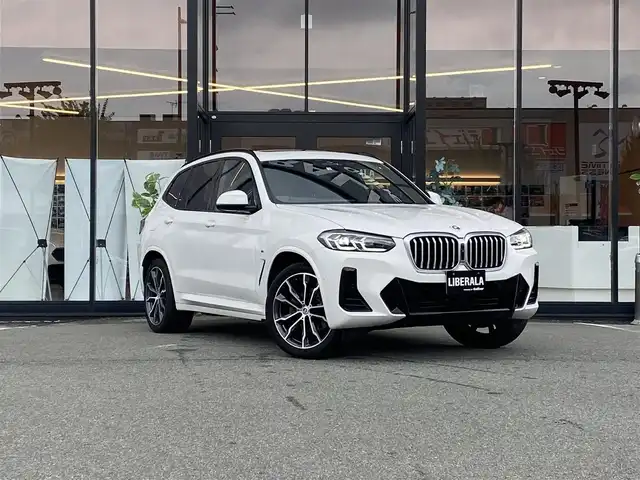 ＢＭＷ Ｘ３ 20d xDrive Mスポーツ 福岡県 2022(令4)年 5万km アルピンホワイトⅢ ・１オーナー/・サンルーフ/・アダプティブクルーズコントロール/・純正ナビ／ＵＳＢ／ＢＴ／ｃａｒｐｌａｙ/・全方位カメラ/・黒革シート／シートヒーター/・ドライブレコーダー/・フルセグ/・ＥＴＣ/・純正２０ＡＷ/・スペアキー/・ステアリングヒーター