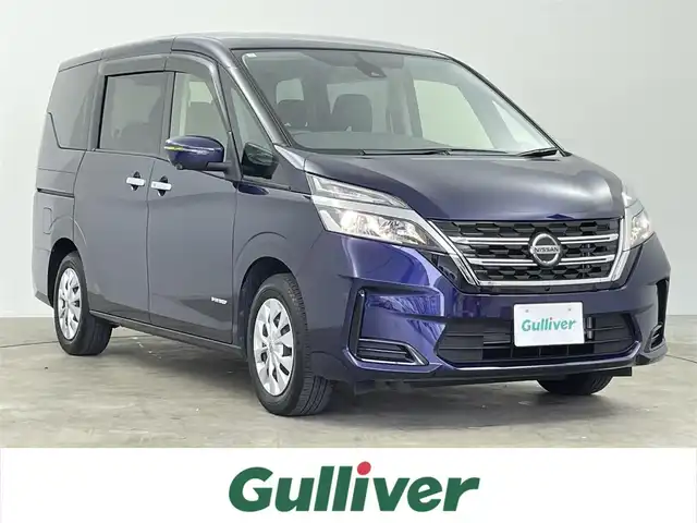 日産 セレナ X V 千葉県 2021(令3)年 1.1万km アズライトブルー 禁煙車/ワンオーナー/エマージェンシーブレーキ/・車線逸脱警報システム/・ブラインドスポットモニター/・クリアランスソナー/純正10インチメモリナビ/・CD/DVD/Bluetooth/フルセグTV/・全方位カメラ/・ビルトインETC/両側電動ドア/クルーズコントロール/ステアリングスイッチ/社外フロアマット/純正ホイールキャップ/オートライト