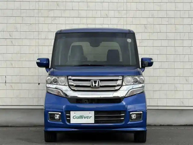 ホンダ Ｎ ＢＯＸ カスタム SSパッケージ 岩手県 2017(平29)年 3.5万km ブリリアントスポーティブルーメタリック2トーン 禁煙車/4WD/両側パワースライドドア/前席シートヒーター/2列目サンシェード/純正ナビ/→フルセグTV/Bluetooth/CD/DVD/FM/AM/バックカメラ/ステアリングスイッチ/横滑り防止装置/オートライト/LEDヘッドライト/フォグライト/〇プッシュスタート/〇電動格納ミラー/〇ウィンカーミラー/〇フロアマット/〇シガーソケット/〇スマートキー/スペアキー/ビルトインETC