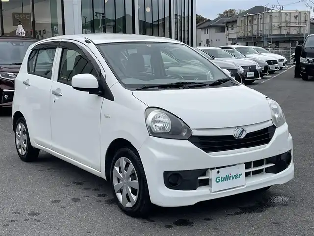 ダイハツ ミラ イース L 長崎県 2014(平26)年 4.4万km ホワイト 純正オーディオCD/レベライザー