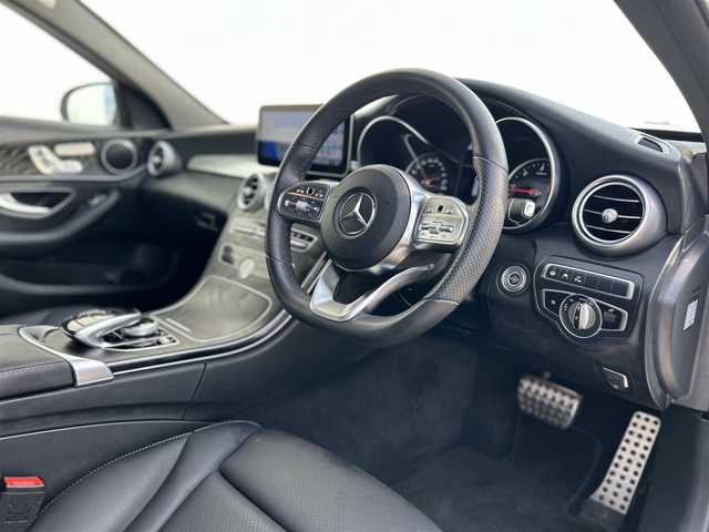 メルセデス・ベンツ Ｃ２２０ｄ ステーションワゴン アバンギャルドAMGライン 東京都 2019(令1)年 4.7万km ダイヤモンドホワイト メーカーナビ/Bカメラ/アンビエントライト64色/Aｐｐle Car Play/Android Auto/エアサス/ダイナミックセレクト/レーダーセーフティパッケージ/ACC/BSK/CKA/パドルシフト/ISOFIX/ダイヤモンドG/スタッドレス（６部山）