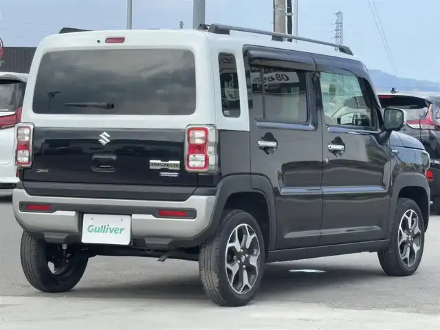 スズキ ハスラー Jスタイル 徳島県 2021(令3)年 5万km ブルーイッシュブラックパール 社外8インチSDナビ　CN-RZ865/（BT/フルセグ/DISC/USB）/バックカメラ/全方位カメラ/デュアルカメラブレーキサポート/ビルトインETC/アイドリングストップ/D/N席シートヒーター/LEDヘッドライト/純正フロアマット/オートライト/ドアバイザー/フォグライト/取扱説明書/新車時保証書