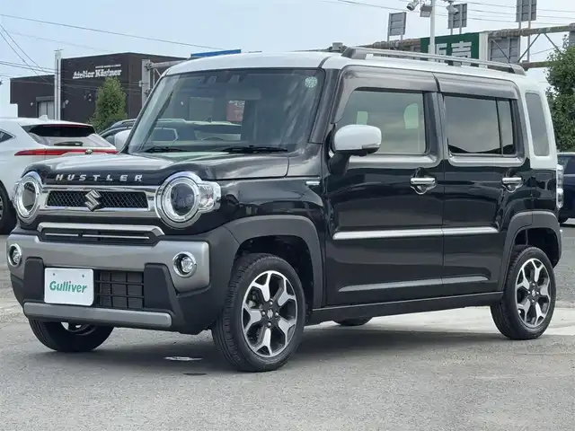 スズキ ハスラー Jスタイル 徳島県 2021(令3)年 5万km ブルーイッシュブラックパール 社外8インチSDナビ　CN-RZ865/（BT/フルセグ/DISC/USB）/バックカメラ/全方位カメラ/デュアルカメラブレーキサポート/ビルトインETC/アイドリングストップ/D/N席シートヒーター/LEDヘッドライト/純正フロアマット/オートライト/ドアバイザー/フォグライト/取扱説明書/新車時保証書