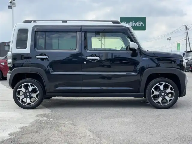 スズキ ハスラー Jスタイル 徳島県 2021(令3)年 5万km ブルーイッシュブラックパール 社外8インチSDナビ　CN-RZ865/（BT/フルセグ/DISC/USB）/バックカメラ/全方位カメラ/デュアルカメラブレーキサポート/ビルトインETC/アイドリングストップ/D/N席シートヒーター/LEDヘッドライト/純正フロアマット/オートライト/ドアバイザー/フォグライト/取扱説明書/新車時保証書