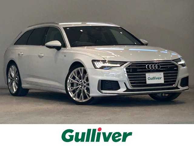 アウディ Ａ６ アバント 55TFSIクワトロ Sライン 宮城県 2021(令3)年 6.1万km パール ４WD/純正ナビ/全周囲カメラ/Bluetooth/マルチインフォメーション/レーダークルーズコントロール/パドルシフト/本革シート/パワーシート/シートヒーター/シートメモリー/ルーフレール/ETC/ドライブレコーダー/LEDヘッドライト/スマートキー