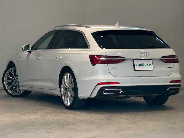 アウディ Ａ６ アバント 55TFSIクワトロ Sライン 宮城県 2021(令3)年 6.1万km パール ４WD/純正ナビ/全周囲カメラ/Bluetooth/マルチインフォメーション/レーダークルーズコントロール/パドルシフト/本革シート/パワーシート/シートヒーター/シートメモリー/ルーフレール/ETC/ドライブレコーダー/LEDヘッドライト/スマートキー