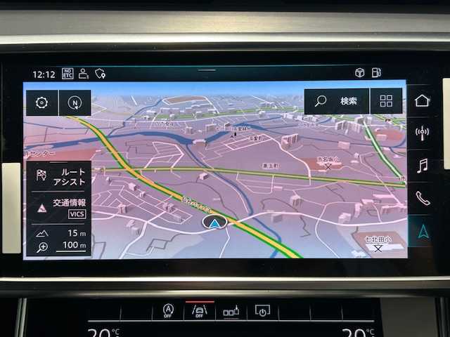 アウディ Ａ６ アバント 55TFSIクワトロ Sライン 宮城県 2021(令3)年 6.1万km パール ４WD/純正ナビ/全周囲カメラ/Bluetooth/マルチインフォメーション/レーダークルーズコントロール/パドルシフト/本革シート/パワーシート/シートヒーター/シートメモリー/ルーフレール/ETC/ドライブレコーダー/LEDヘッドライト/スマートキー