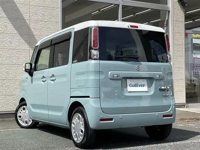 スズキ スペーシア HYBRID X 埼玉県 2023(令5)年 1.3万km オフブルーメタリック/ホワイト2トーン /ワンオーナー//純正9型メモリナビ//フルセグTV//全方位カメラ//CD/DVD/Bluetooth//スマートフォン-リンク//両側パワースライドドア//運転席シートヒーター//アダプティブクルーズコントロール//ビルトインETC2.0//スマートキーx2//LEDヘッドライト//衝突軽減ブレーキ//車線逸脱警報//W.サイド.カーテンエアバッグ//ABS//横滑り防止装置//バックソナー//アイドリングSTOP//前後ドライブレコーダー//オートライト//プライバシーガラス//ドアバイザー//レザー調シートカバー//新車時保証書//取扱説明書//ナビ取説
