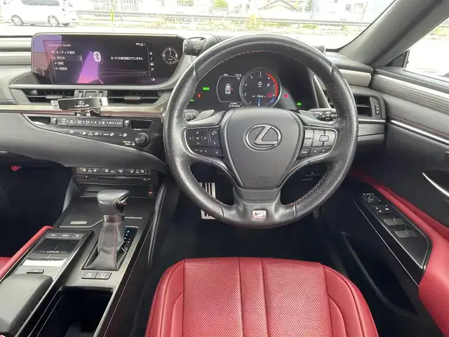 レクサス ＥＳ 300h Fスポーツ 愛知県 2019(平31)年 8万km ホワイトノーヴァガラスフレーク HDDナビ/フルセグテレビ/バックカメラ/スマートキー/ウィンカーミラー/レーダークルーズコントロール/ブラインドスポットモニター/サンルーフ/プッシュスタート/パワーバックドア/ビルトイン2.0ETC/リヤクロストラフィックアラート/ステアリングスイッチ/電動パーキングブレーキ/電動リアシェード/ステアリングヒーター/シートメモリー/パーキングサポートブレーキ/レーンキープアシスト/衝突被害軽減システム/保証書/取扱説明書