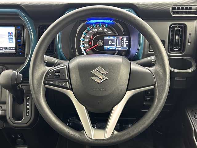 スズキ ハスラー HYBRID G 宮城県 2021(令3)年 3.7万km ブリスクブルーメタリック/ホワイト2トーンルーフ 4WD/メモリナビ/(AM/FM/iPod/SD/USB/TV/BT/CD/DVD)/スズキセーフティサポート/グリップコントロール/スノーモードスイッチ/シートヒーター/プッシュスタート/スマートキー/スペアキー/オートライト/オートマチックハイビーム/ヘッドライトレベライザー/ドアバイザー/純正フロアマット/社外15インチアルミホイール
