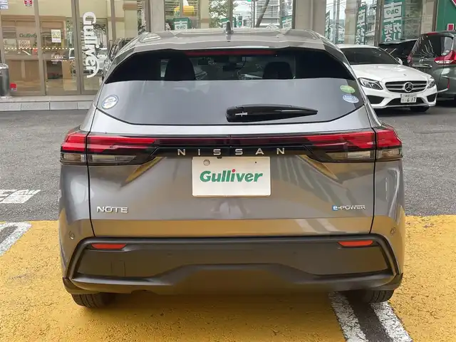 日産 ノート X 静岡県 2021(令3)年 1.6万km ダークメタルグレー ワンオーナー/純正ナビ/フルセグTV/CD/SD/BT/バックカメラ/エマージェンシーブレーキ/レーンキープアシスト/オートハイビーム/クリアランスソナー/前後ドライブレコーダー/ビルトインETC/ステアリングスイッチ/スマートキー×2/保証書/取扱説明書/ナビ取扱説明書/R6点検記録簿有