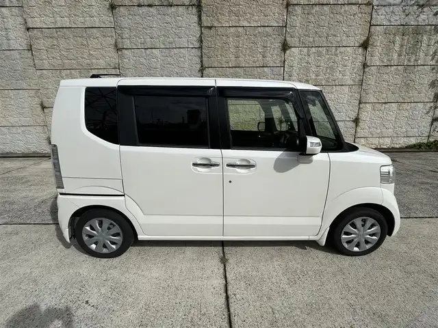 ホンダ Ｎ ＢＯＸ G ターボ SSパッケージ 長崎県 2017(平29)年 5.4万km プレミアムホワイトパールⅡ 純正8インチナビ/（CD/DVD/BT/フルセグ）/バックカメラ/衝突軽減システム/両側パワースライドドア/クルーズコントロール/ETC/パドルシフト/シートヒーター/ドライブレコーダー/オートライト/純正14インチAW