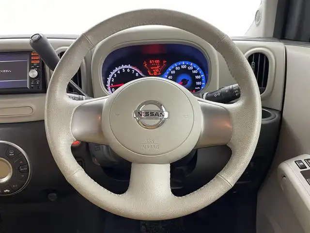 日産 キューブ 15X Vセレクション 群馬県 2014(平26)年 6.8万km ライトジンジャー 純正７インチナビ　フルセグＴＶ　バックカメラ　オートライト　ベンチシート　純正フロアマット　ＥＴＣ　スマートキー　盗難防止装置　横滑り防止装置　パワーウィンドウ　パワーステアリング　禁煙車