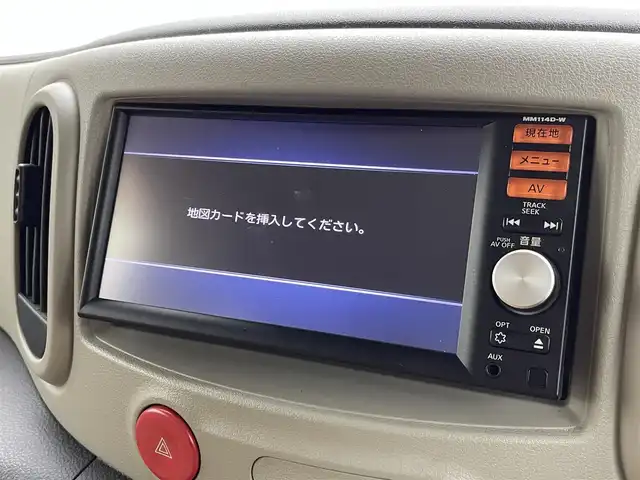 日産 キューブ 15X Vセレクション 群馬県 2014(平26)年 6.8万km ライトジンジャー 純正７インチナビ　フルセグＴＶ　バックカメラ　オートライト　ベンチシート　純正フロアマット　ＥＴＣ　スマートキー　盗難防止装置　横滑り防止装置　パワーウィンドウ　パワーステアリング　禁煙車