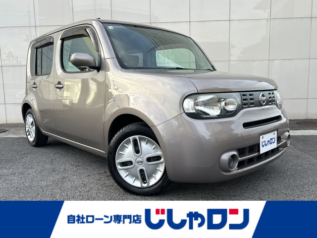 日産 キューブ 15X Vセレクション 埼玉県 2014(平26)年 6.8万km ライトジンジャー (株)IDOMが運営する【じしゃロン熊谷店】の自社ローン専用車両になりますこちらは現金またはオートローンご利用時の価格です。自社ローンご希望の方は別途その旨お申付け下さい/純正SDナビ　MM114D-W/　CD/DTV/USB/バックカメラ/アイドリングストップ/ビルトインETC/純正フロアマット/スマートキー/ライトレベライザー