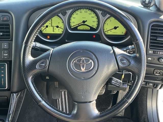 トヨタ アリスト V300 ベルテックエディション 千葉県 2000(平12)年 6.7万km ホワイトパールクリスタルシャイン サンルーフ　ナビＮＨＢＡ－Ｗ６２Ｇ　ＪＢＬサウンド　２ＪＺエンジン　２８０ＰＳ　ツインターボ　ＴＥＩＮ車高調　ＴＲＤタワーバー　ブリッツエアクリ　パワーシート　ターボタイマー　１７インチＡＷ　ＡＲＳ