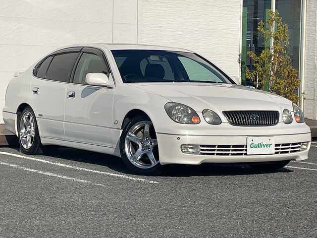 トヨタ アリスト V300 ベルテックエディション 千葉県 2000(平12)年 6.7万km ホワイトパールクリスタルシャイン サンルーフ　ナビＮＨＢＡ－Ｗ６２Ｇ　ＪＢＬサウンド　２ＪＺエンジン　２８０ＰＳ　ツインターボ　ＴＥＩＮ車高調　ＴＲＤタワーバー　ブリッツエアクリ　パワーシート　ターボタイマー　１７インチＡＷ　ＡＲＳ