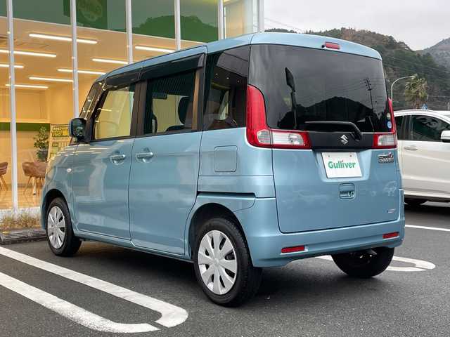 スズキ スペーシア G 愛媛県 2016(平28)年 4.5万km フィズブルーパールメタリック clarionオーディオ/・CD/オートエアコン/ベンチシート/運転席シートヒーター/スマートキー/プッシュエンジンスタート/アイドリングスイッチ/禁煙車