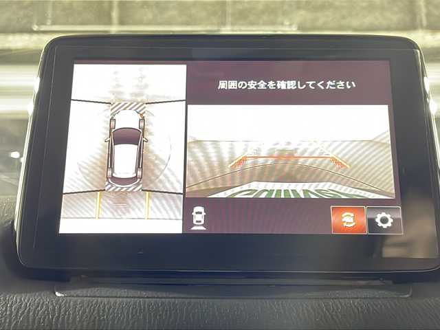 マツダ デミオ XD ツーリング 福岡県 2018(平30)年 2万km ソニックシルバーM ・純正ナビ/・CD/DVD/・フルセグTV/・Bluetooth/・USB/・AUX/・全方位カメラ/・ビルトインETC2.0/・前後コーナーセンサー/・LKA/・衝突軽減ブレーキシステム/・ACC/・シートヒーター/・パドルシフト/・BSM