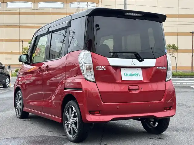 三菱 ｅＫスペース カスタムT セーフティプラスED 宮城県 2019(平31)年 6.3万km アメジストブラック/レッドM 純正ナビ(BT/CD/DVD)/フルセグTV/パワースライドドア(両側)/マルチアラウンドモニター/ビルトインETC/クルーズコントロール/フロント/リアソナー/e-アシスト/・低車速域衝突被害軽減ブレーキシステム/・踏み間違い衝突防止アシスト/・車線逸脱警報/・オートマチックハイビーム/IC付ターボ/LEDヘッドランプ/本革巻きステアリング/ハンドルカバー付/スエード調ニットシート/運転席シートヒーター/純正15インチアルミホイール/社外AWスタッドレス積込/キーレスオペレーションシステム/エンジンスイッチ/禁煙車