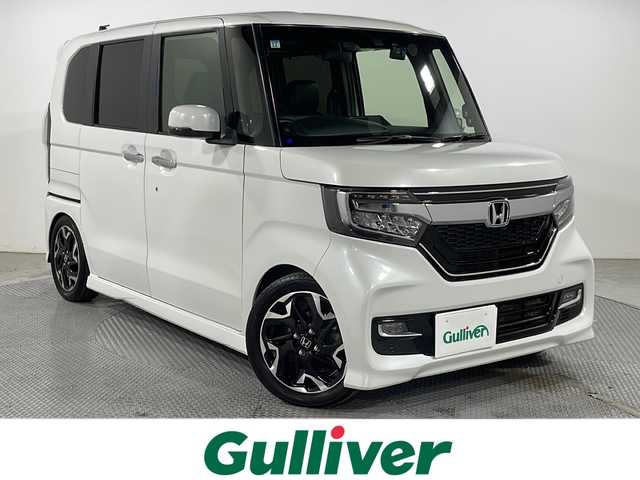 ホンダ Ｎ ＢＯＸ カスタム G L ターボ ホンダセンシング 広島県 2019(平31)年 6.6万km プラチナホワイトパール 禁煙車/カロッツェリア８型ナビ/バックカメラ/両側パワースライドドア/レーダークルーズコントロール/コーナーセンサー/オートマティックハイビーム/パドルシフト/レーンキープアシスト/衝突軽減/踏み間違い防止/フォグランプ/純正15インチアルミホイール(165/55/R15)/エアバッグ(運転席/助手席/サイド/カーテン)