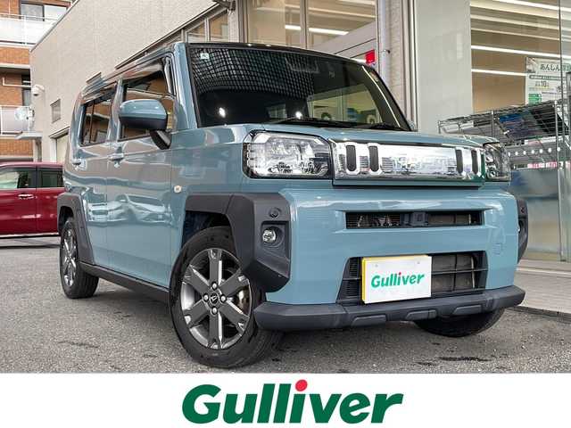 ダイハツ タフト G ターボ 高知県 2020(令2)年 7.7万km レイクブルーメタリック 純正7インチナビ/・フルセグTV/・バックカメラ/・Bluetoothオーディオ/・CD/DVD/ETC/ドラレコ/純正フロアマット/コーナーセンサー/LEDヘッドライト/オートライト/レーダークルーズコントロール/プリクラッシュ