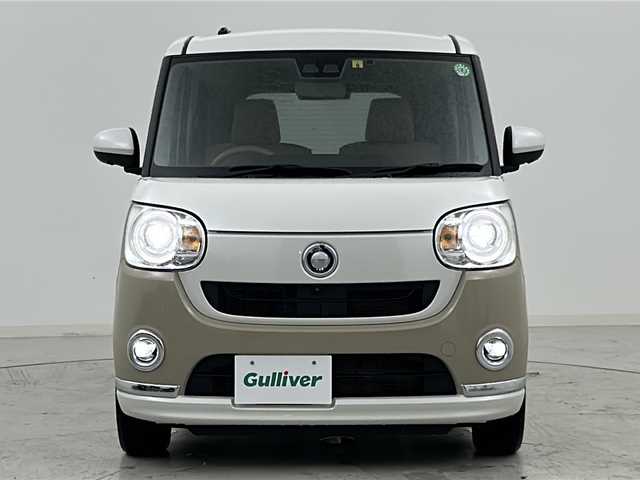 ダイハツ ムーヴ キャンバス G メイクアップ リミテッド　SAⅢ 宮城県 2022(令4)年 4.8万km パールホワイトⅢ/ナチュラルベージュマイカメタリック 2トーン 禁煙車/スマートアシストIII/・衝突回避支援ブレーキ機能/・車線逸脱警報機能/・オートハイビーム/・コーナーセンサー/パノラマモニター/社外7インチナビ/・BT.CD.DVD.SD/・ワンセグTV/両側パワースライドドア/D席シートヒーター/ETC/LEDヘッドライト/LEDヘッドライト/プッシュスタート/スマートキー/横滑り防止/ステアリングスイッチ/社外フロアマット/純正ドアバイザー/ワイパーデアイサー