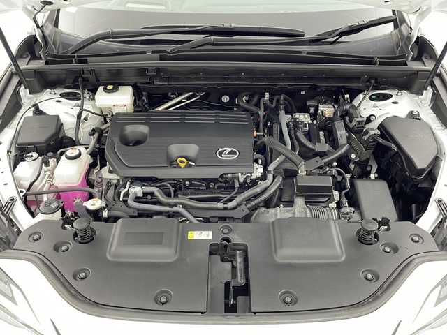 レクサス ＮＸ 350h Fスポーツ 宮城県 2023(令5)年 5.3万km ホワイトノーヴァガラスフレーク 禁煙車/ムーンルーフ/パノラミックビューモニター/Lexus Safety System＋/・プリクラッシュセーフティ/・レーントレーシングアシスト/・ITS Connect/・レーダークルーズコントロール/・オートマチックハイビーム/・ロードサインアシスト/ブラインドスポットモニター/ヘッドアップディスプレイ/リアクロストラフィックアラート/純正14インチナビ/・CD.DVD.BT.USB/・フルセグTV/電動リアゲート/本革シート/・前席パワーシート/・前席シートヒーター/・前席シートベンチレーション/ビルトインETC2.0/ドライブレコーダ（FR）/デジタルミラー/革巻きステアリング/・ステアリングヒーター/・パドルシフト/・ステアリングスイッチ/三眼LEDヘッドライト/LEDフォグライト/プッシュスタート/スマートキー×2/カードキー/純正20インチAW