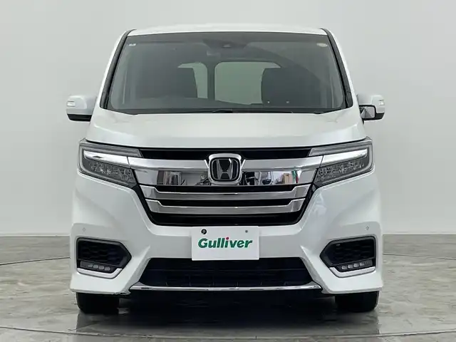 ホンダ ステップワゴン スパーダ ハイブリッド G EX ホンダセンシング 群馬県 2018(平30)年 3.4万km プラチナホワイトパール ホンダセンシング　純正９インチナビ　フルセグＴＶ　バックカメラ　前方ドライブレコーダー　ＥＴＣ　両側パワースライドドア　シートヒーター　純正１６インチアルミ　ＬＥＤヘッドライト　クルーズコントロール