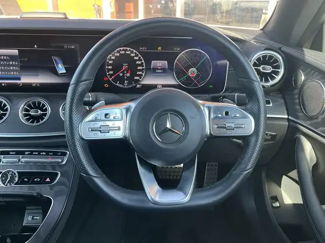 メルセデス・ベンツ Ｅ２００ クーペ スポーツ 岐阜県 2018(平30)年 2.4万km ポーラホワイト レーダーセーフティパッケージ/　アクティブディスタンスディストロニック/　アクティブステアリングアシスト/　アクティブレーンチェンジアシスト/　アクティブエマージェンシーストップアシスト/　PRE-SAFE/　アクティブブレーキアシスト（歩行者、飛び出し検知）/　アクティブブラインドスポットアシスト/　アクティブレーンキーピングアシスト/　トラフィックサインアシスト/マルチビームLEDヘッドライト/ヘッドアップディスプレイ/純正HDDナビ/フルセグTV/Bluetooth/AppleCarPlay/Android Auto/全方位カメラ/前席メモリー付パワーシート/シートヒーター/アンビエントライト/保証書、取扱説明書