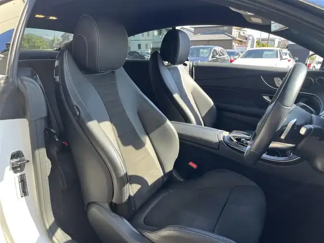 メルセデス・ベンツ Ｅ２００ クーペ スポーツ 岐阜県 2018(平30)年 2.4万km ポーラホワイト レーダーセーフティパッケージ/　アクティブディスタンスディストロニック/　アクティブステアリングアシスト/　アクティブレーンチェンジアシスト/　アクティブエマージェンシーストップアシスト/　PRE-SAFE/　アクティブブレーキアシスト（歩行者、飛び出し検知）/　アクティブブラインドスポットアシスト/　アクティブレーンキーピングアシスト/　トラフィックサインアシスト/マルチビームLEDヘッドライト/ヘッドアップディスプレイ/純正HDDナビ/フルセグTV/Bluetooth/AppleCarPlay/Android Auto/全方位カメラ/前席メモリー付パワーシート/シートヒーター/アンビエントライト/保証書、取扱説明書