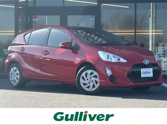 トヨタ アクア G ブラックソフトレザーセレ 栃木県 2017(平29)年 4.4万km スーパーレッドⅤ トヨタセーフティセンスC/・プリクラッシュセーフティシステム/・レーンディパーチャーアラート/・オートマチックハイビーム/純正メモリナビ/TV/CD/Bluetooth/SD/バックカメラ/ビルトインETC/スマートキー/プッシュEgスタート/合皮ブラックソフトレザーシート/シートヒーター/LEDヘッドライト/純正フロアマット/ドライブレコーダー/クルーズコントロール/ステアリングリモコン