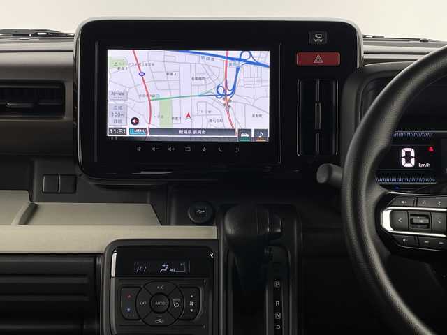 スズキ スペーシア HYBRID G 新潟県 2024(令6)年 0.6万km モスグレーメタリック 4WD/デュアルセンターブレーキサポート/メモリナビ/全周囲カメラ/フルセグ/USB/シートヒーター　D席/N席/ハイビームアシスト