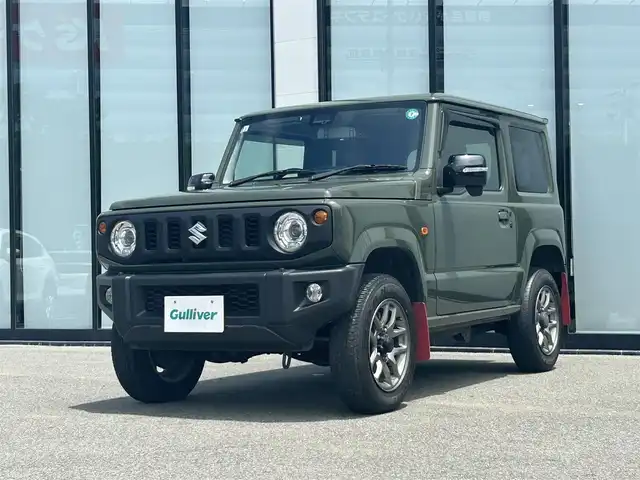 スズキ ジムニー XC 大阪府 2021(令3)年 3万km ジャングルグリーン 純正ナビ/  フルセグTV/CD/DVD/Bluetooth/衝突軽減ブレーキ/横滑り防止装置/前席シートヒーター/クルーズコントロール/レーンキープアシスト/ダウンヒルアシストコントロール/オートマチックハイビーム/純正16インチアルミホイール/純正フロアマット/プッシュスタート/スマートキー/ＥＴＣ/ＬＥＤ/禁煙車