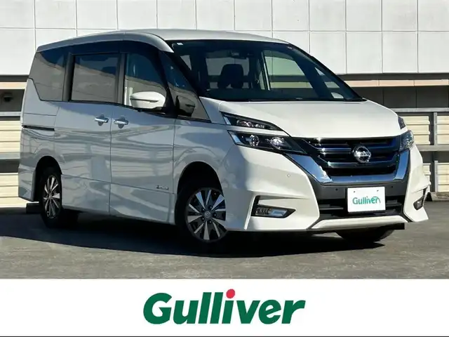 日産 セレナ e－パワー ハイウェイスター V 静岡県 2018(平30)年 8万km ブリリアントホワイトパール エマージェンシーブレーキ/純正9型ナビ/・フルセグTV/DVD/CD/BT/SD/Blu-ray/全周囲カメラ/ドラレコ前後/ビルトインETC/後席モニター/両側電動スライドドア(ハンズフリー)/側方支援/駐車支援/クルーズコントロール/オートハイビーム/シートヒーターD/N席/ハンドルヒーター/LEDヘッドランプ/・フォグランプ/純正フロアマット/ドアバイザー/スマートキー/純正15アルミホイール