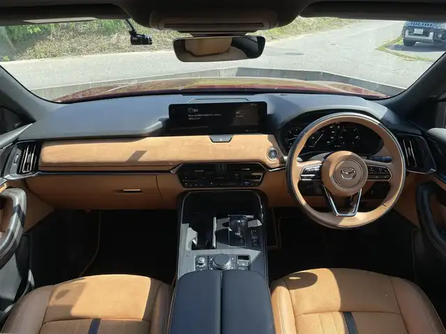 マツダ ＣＸ－６０ XD HV プレミアムスポーツ 富山県 2022(令4)年 2万km ソウルレッドクリスタルM 〇純正12.3インチナビ/〇フルセグTV/〇360°ビューモニター/〇ビルトインETC/〇4WD/〇ターボ/〇パノラマサンルーフ/〇パワーバックドア/〇スマートブレーキサポート/〇レーダークルーズコントロール/〇ブラインドスポットモニター/〇LEDヘッドランプ/〇オートライト/〇純正20インチアルミ/〇革巻きステアリング/〇パドルシフト/〇ステアリングヒーター/〇革シート/〇シートヒーター/〇シートベンチレーション/〇パワーシート/〇アドバンスドキーレス/〇禁煙車