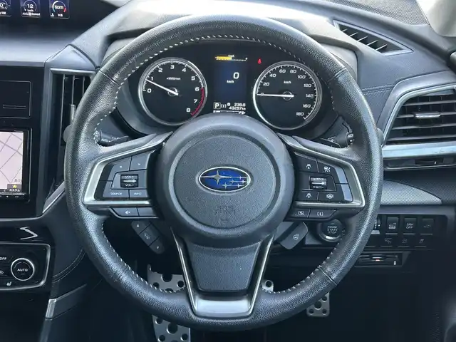 スバル フォレスター プレミアム 道央・札幌 2019(令1)年 4.4万km ダークブルーパール ４WD/ワンオーナー/社外メモリーナビ/CD/DVD/BT/フルセグ/社外フリップダウンモニター/アイサイト/衝突被害軽減ブレーキ/横滑り防止装置/レーダークルーズコントロール/レーンキープアシスト/リアパーキングセンサー/ブラインドスポットモニター/フロント/サイド/バックカメラ/ビルトインETC/ドライブレコーダー/XMODE/SI-DRIVE/SRH/アイドリングストップ/パワーバックドア/前席パワーシート/D席メモリーシート/全席シートヒーター/ハーフレザーシート/革巻きステアリング/ステアリングリモコン/パドルシフト/ハンドルヒーター/プッシュスタート/スマートキー/LEDヘッドライト/オートライト/フォグランプ/電動格納ミラー/ヒーテッドドアミラー/ウィンカーミラー/フロアマット/ドアバイザー