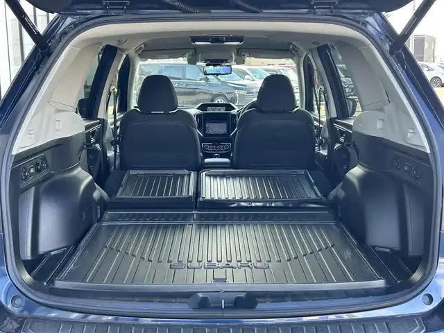 スバル フォレスター プレミアム 道央・札幌 2019(令1)年 4.4万km ダークブルーパール ４WD/ワンオーナー/社外メモリーナビ/CD/DVD/BT/フルセグ/社外フリップダウンモニター/アイサイト/衝突被害軽減ブレーキ/横滑り防止装置/レーダークルーズコントロール/レーンキープアシスト/リアパーキングセンサー/ブラインドスポットモニター/フロント/サイド/バックカメラ/ビルトインETC/ドライブレコーダー/XMODE/SI-DRIVE/SRH/アイドリングストップ/パワーバックドア/前席パワーシート/D席メモリーシート/全席シートヒーター/ハーフレザーシート/革巻きステアリング/ステアリングリモコン/パドルシフト/ハンドルヒーター/プッシュスタート/スマートキー/LEDヘッドライト/オートライト/フォグランプ/電動格納ミラー/ヒーテッドドアミラー/ウィンカーミラー/フロアマット/ドアバイザー