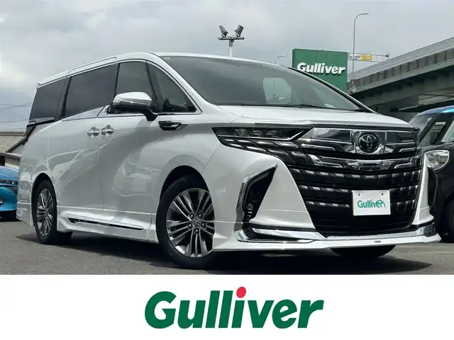 トヨタ アルファードハイブリット Z 愛知県 2023(令5)年 4.9万km プラチナホワイトパールマイカ 左右独立ムーンルーフ/デジタルインナーミラー /モデリスタエアロ（F・S・R）/モデリスタガーニッシュ/純正ディスプレイオーディオ、ナビ/フルセグTV/BT/HDMI/パノラミックビューモニター/ビルトイン2.0ETC/純正18インチAW/トヨタチームメイト/トヨタセーフティセンス/ブラインドスポットモニター/ヘッドアップディスプレイ/レーダークルーズコントロール/両側パワースライドドア /パワーバックドア/置くだけ充電/AC100V電源/前後ドライブレコーダー