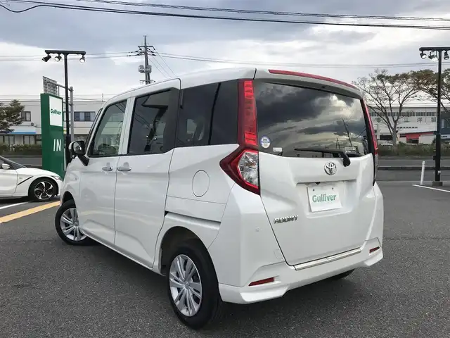 トヨタ ルーミー X 鳥取県 2021(令3)年 4.7万km パールホワイトⅢ 純正ナビ/AM/FM/BT/バックカメラ・ETC/衝突被害軽減システム/レーンキープアシスト/前後クリアランスソナー/片側パワースライドドア/前方ドライブレコーダー/オートハイビーム/オートライト/ステアリングスイッチ/フロアマット/ドアバイザー/プッシュエンジンスタート/アイドリングストップ/スマートキー